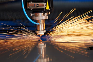 a laser cutting tool